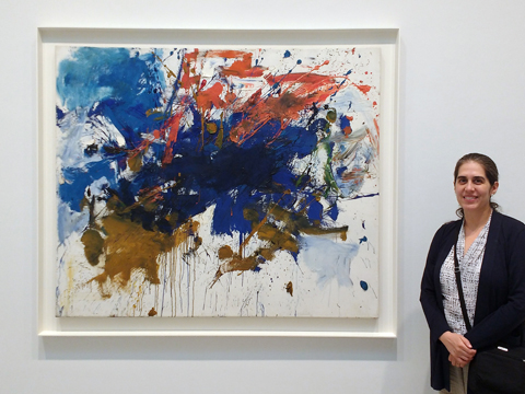 With Joan Mitchell